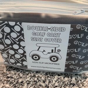Double-Sided Golf Cart Seat Cover
